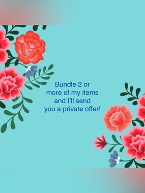 Automatic 15% off on 2 or more of my items when you bundle!